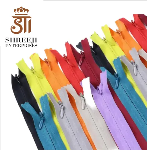 Zipper for Sewing, 8 Inch Multicolor Zippers for Garments, Bags, Palazzo, Dresses, Frocks, Gowns, Cushion Covers, Pants, Skirts, Costumes ( Pack of 12 Pices)